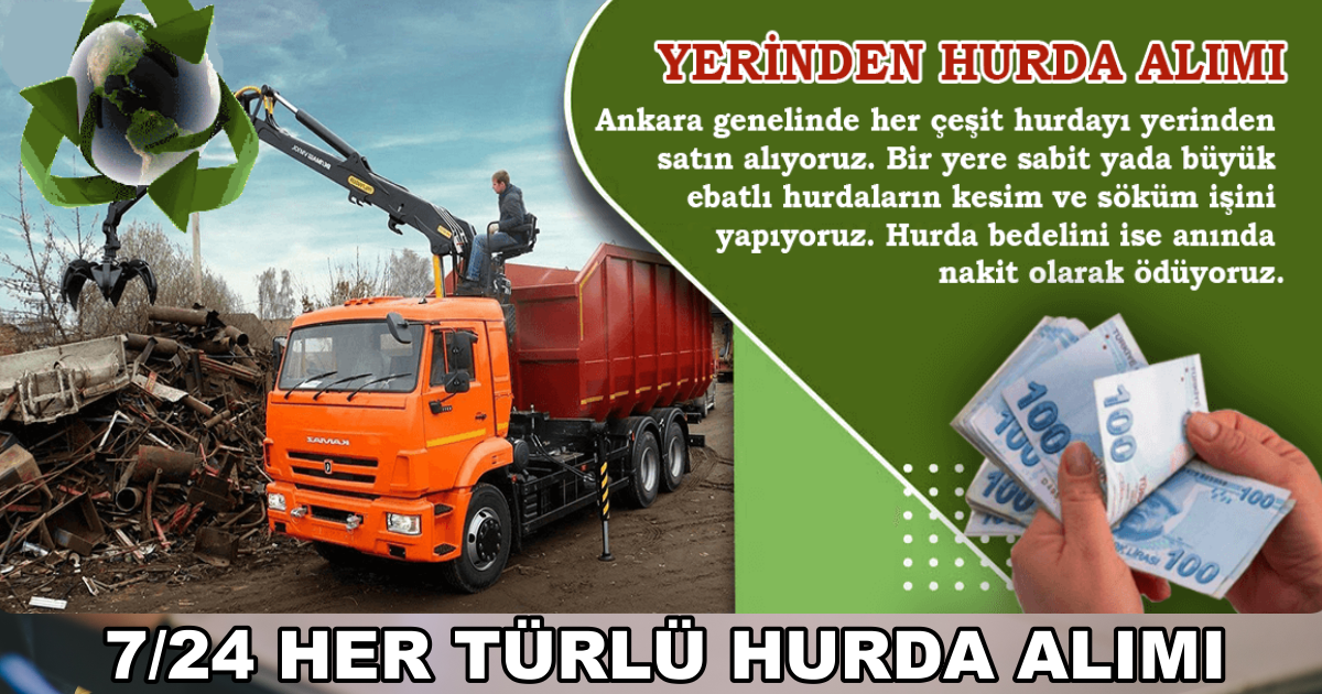 Ankara Hurdacı 7/24 Alım